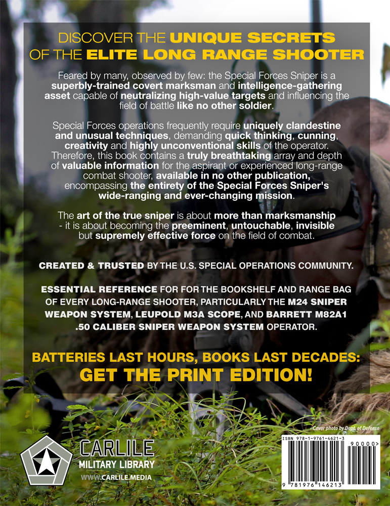 The Official US Army Special Forces Sniper Handbook Full Size Edition